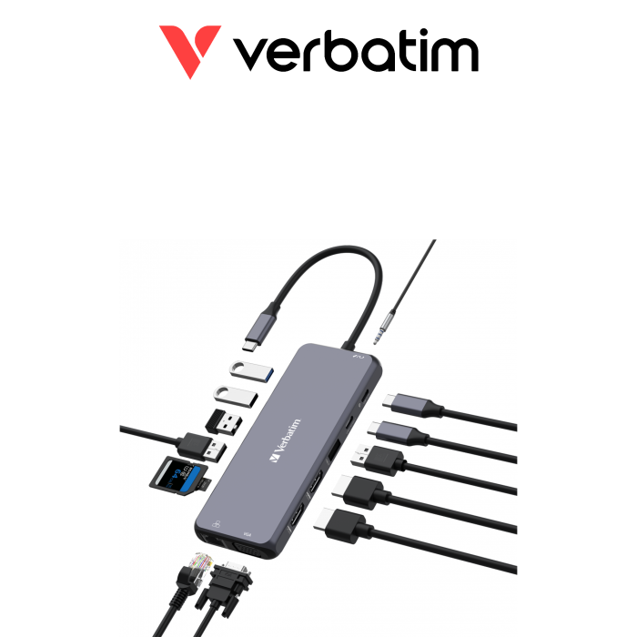 Verbatim USB-C Multiport Hub 14 Port CMH-14