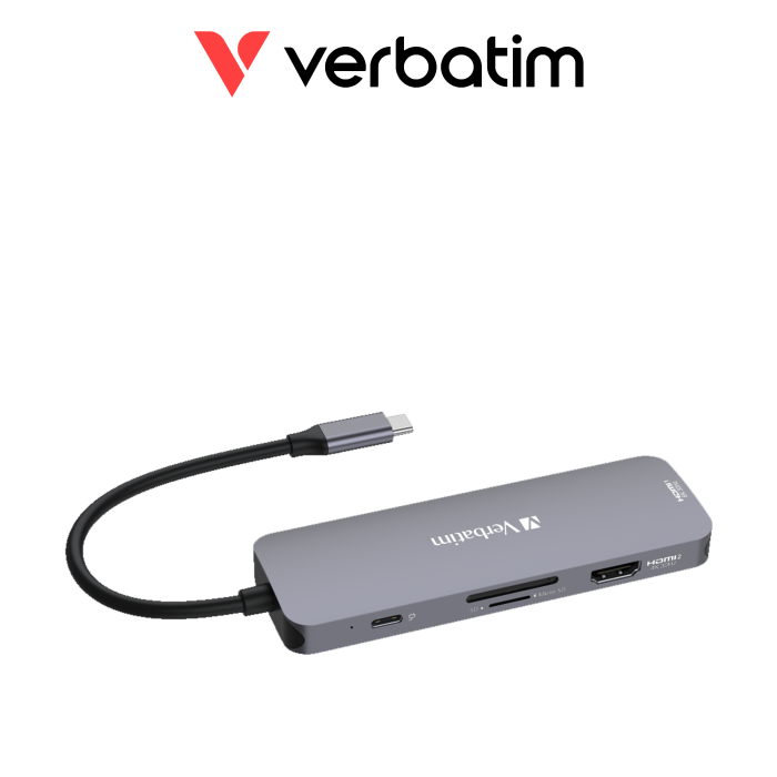 Verbatim USB-C Pro Multiport Hub 8 Port CMH-08